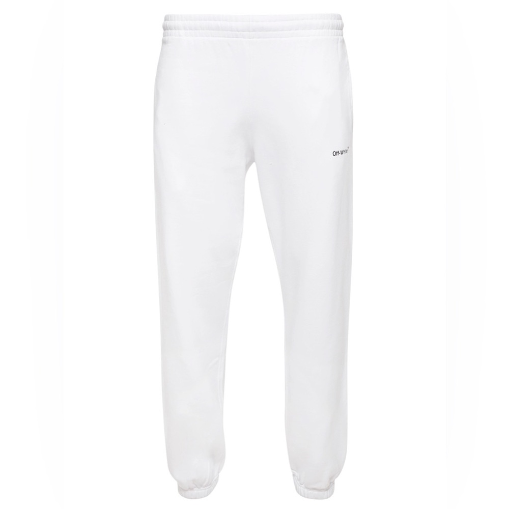 OFF-WHITE CARAVAGGIO ARROW SLIM SWEAT PANT WHITE